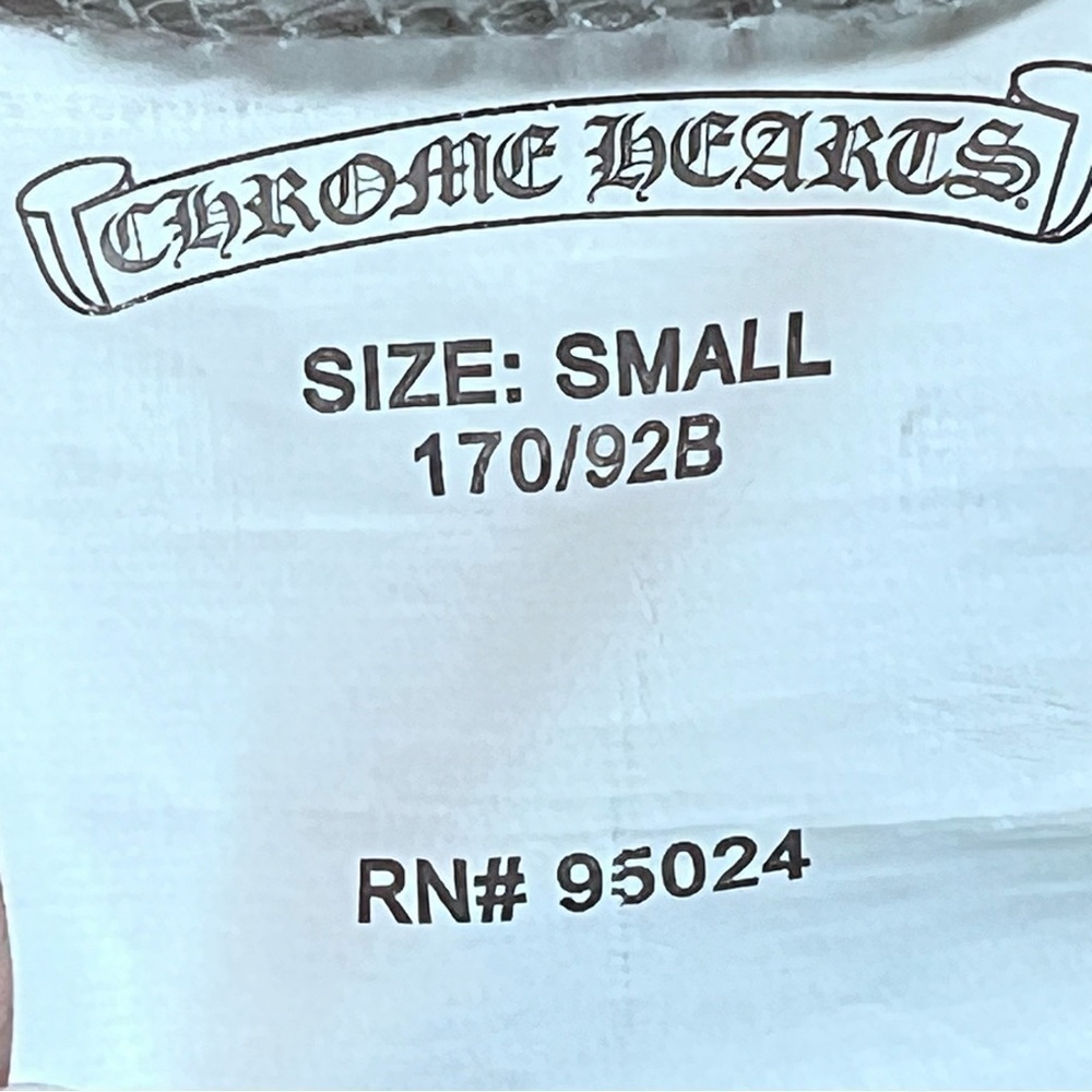 CHROME HEARTS Leather Cross Script Grey Sweatpant… - image 14